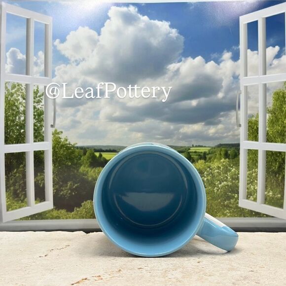 Silly Bunny Blue/ White Ceramic 20oz Mug - Picture 9 of 10